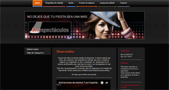 Desktop Screenshot of livespectaculos.com